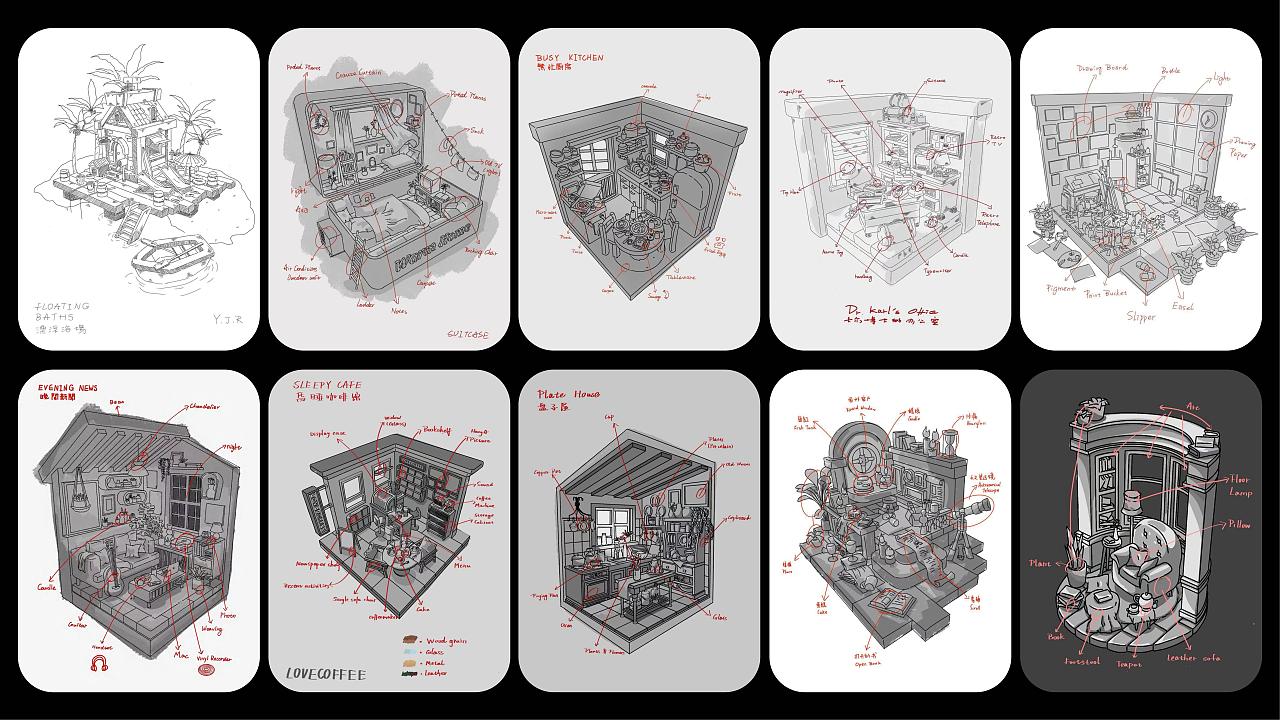 2024平面设计作品集 | 闫煎肉 | 品牌板式书籍三维