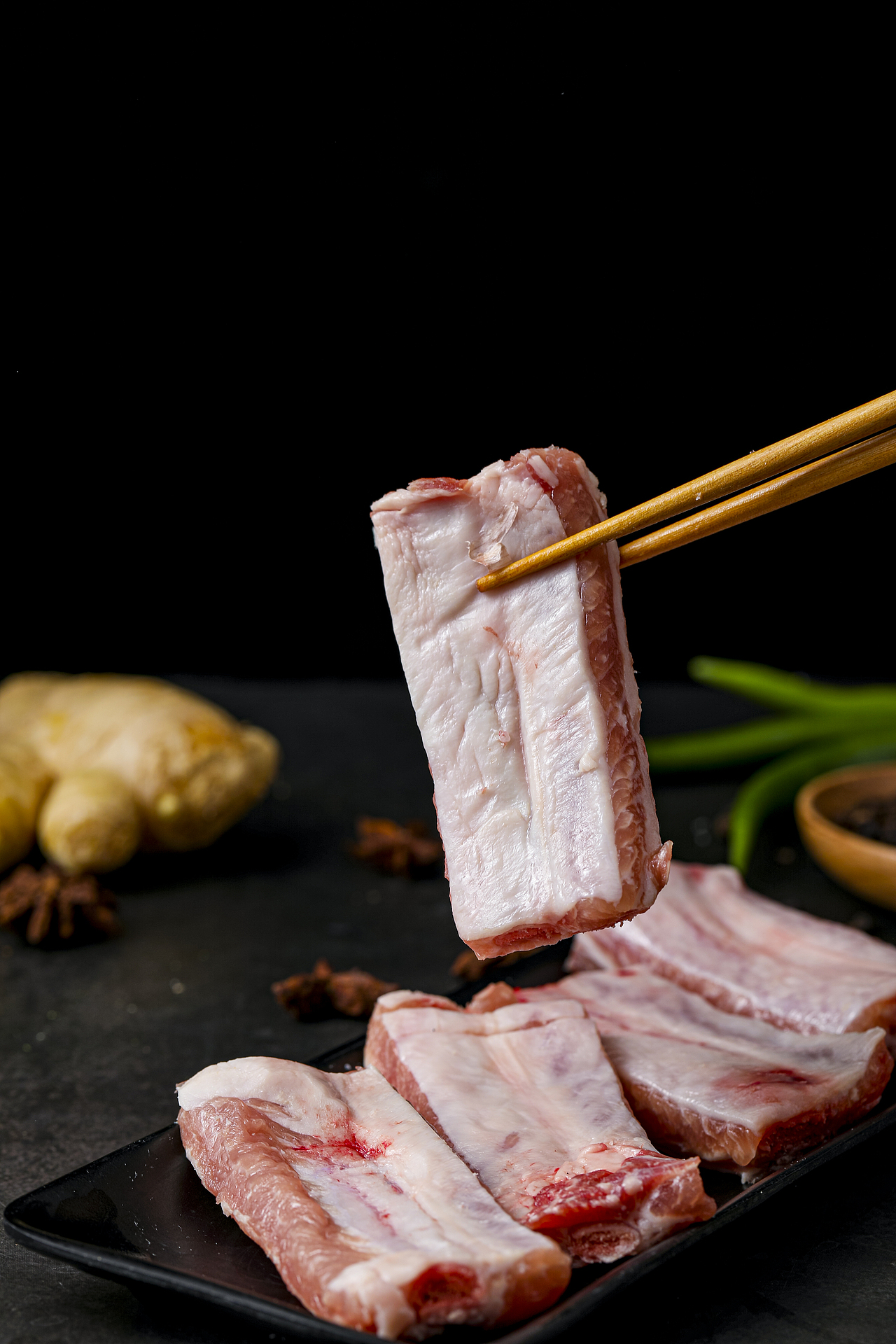 猪肋排新鲜黑猪肉猪排骨中段精品土猪冷冻原切小肋排 