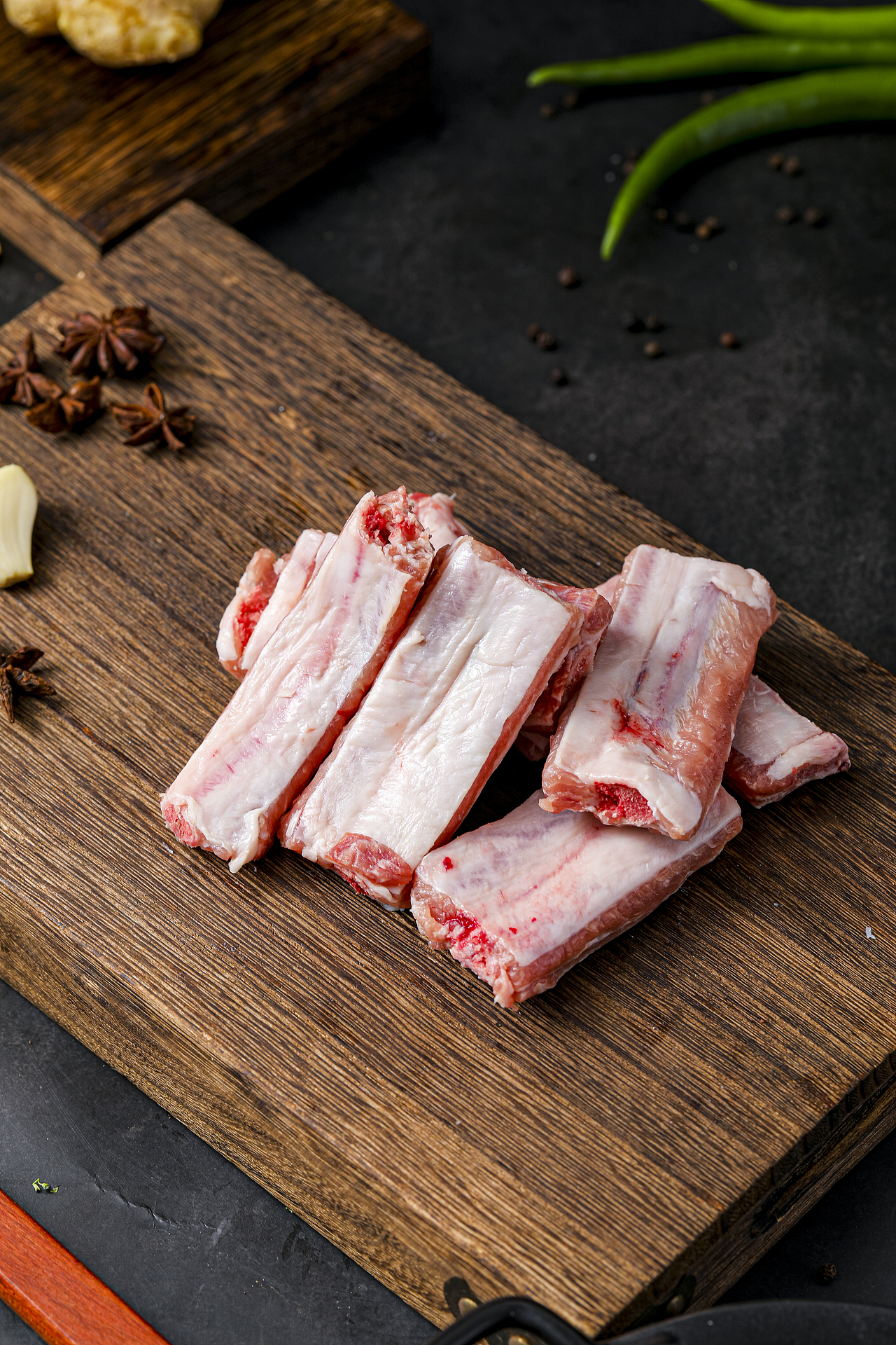 猪肋排新鲜黑猪肉猪排骨中段精品土猪冷冻原切小肋排 