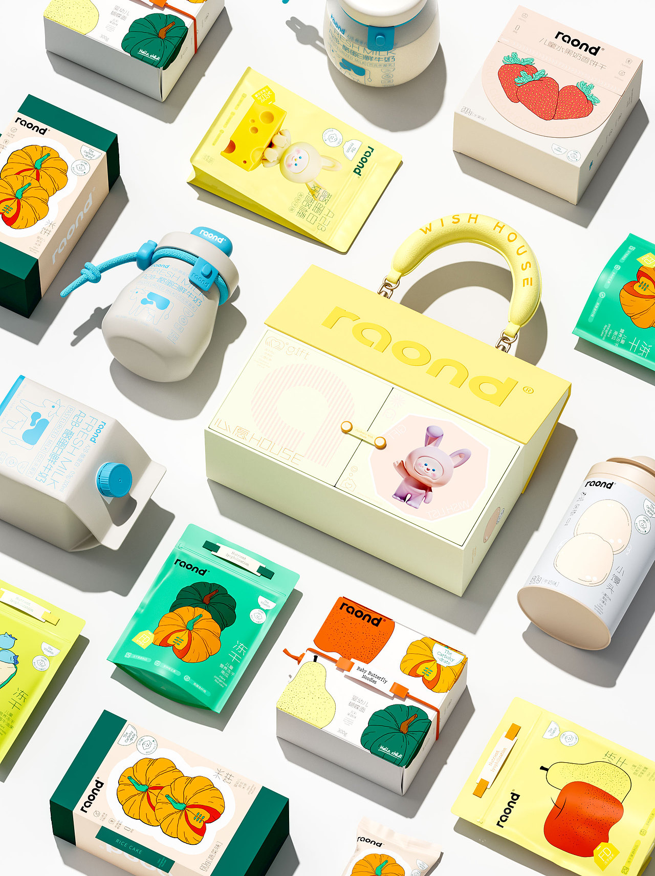 《RAOND》儿童辅食品牌设计