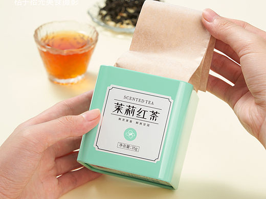 小清新调的花茶拍摄