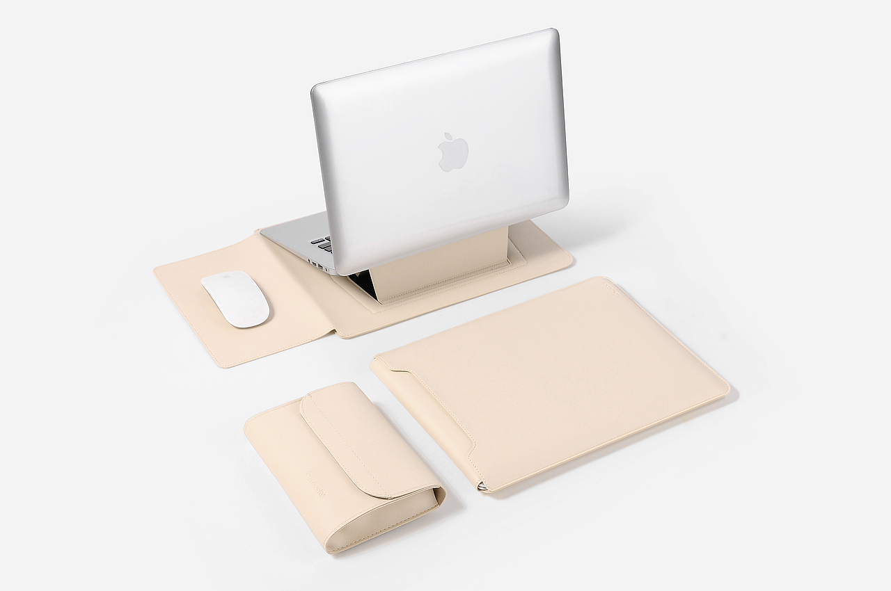 一组电脑收纳包拍摄