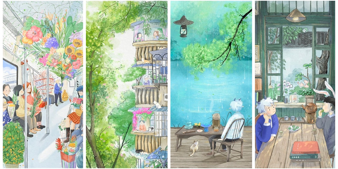 2024我画了好多但是还不够！继续努力2025（图ZMzgzNTMwOTYw） - 绘本 - 站酷设计师miao9原创素材 - 站酷ZCOOL