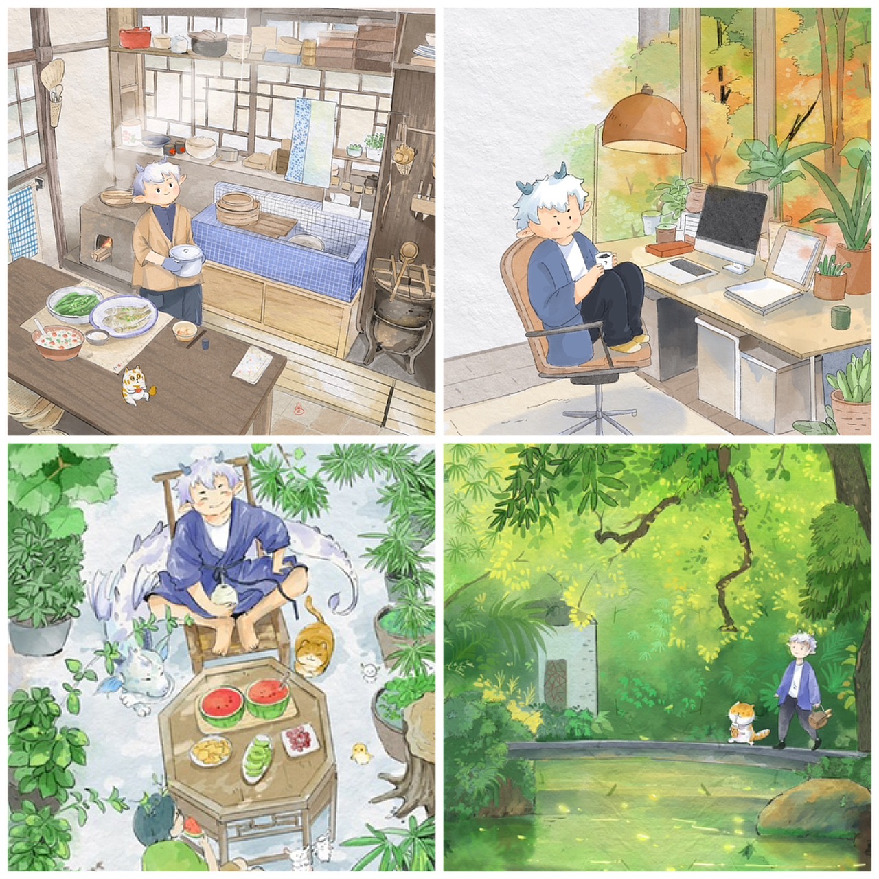 2024我画了好多但是还不够！继续努力2025（图ZMzgzNTMwOTY4） - 绘本 - 站酷设计师miao9原创素材 - 站酷ZCOOL