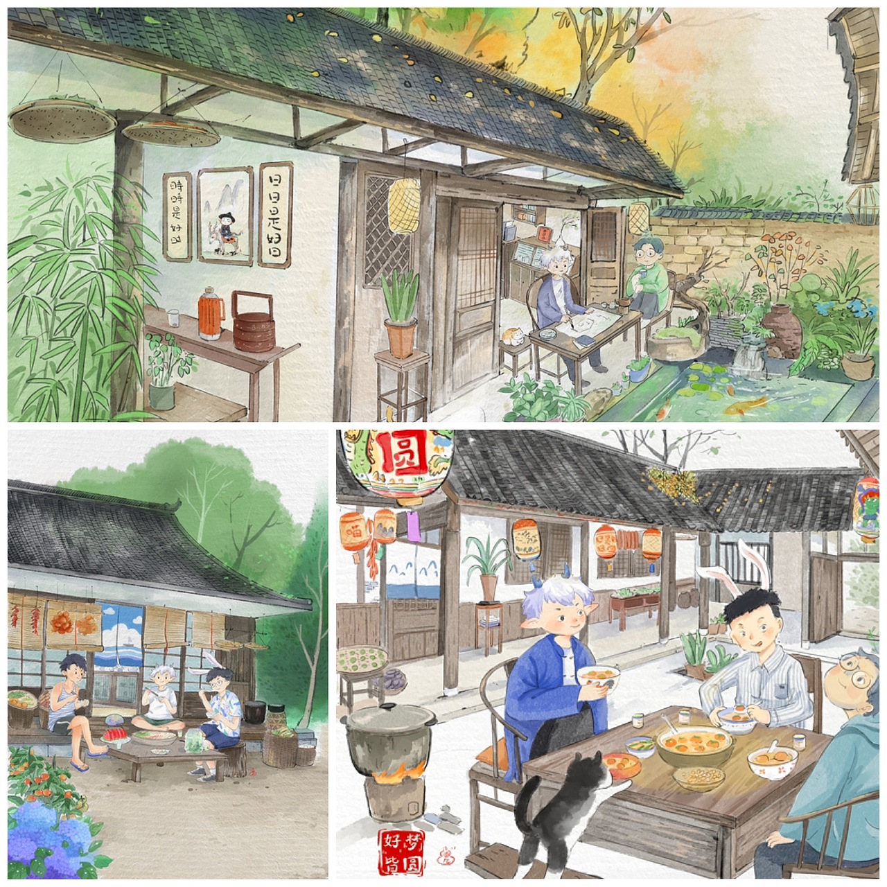 2024我画了好多但是还不够！继续努力2025（图ZMzgzNTMwOTcy） - 绘本 - 站酷设计师miao9原创素材 - 站酷ZCOOL