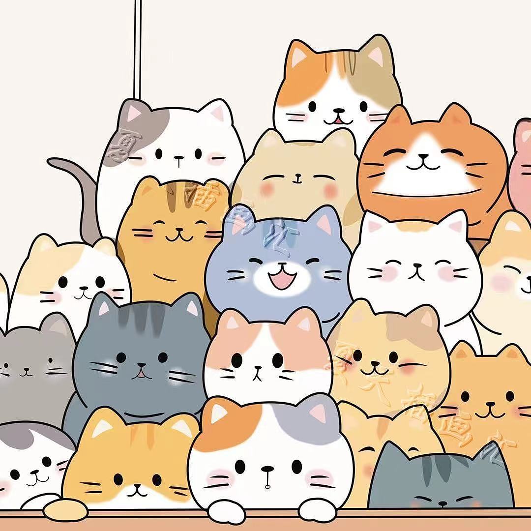 插画猫猫叠叠乐（图ZMzgzNTM2MTg0） - 儿童插画 - 站酷设计师夏天插画汇原创素材 - 站酷ZCOOL