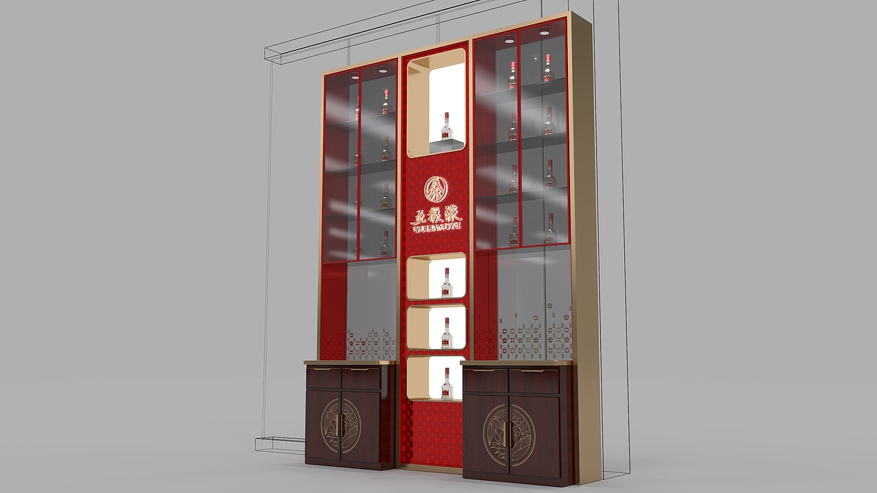 五粮液大区餐饮行业道具植入设计（图ZMzgzNTQxOTY0） - 建筑/空间 - 站酷设计师栗宿艺术原创素材 - 站酷ZCOOL