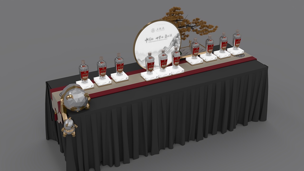 五粮液进出口公司海外晚宴通用版设计（图ZMzgzNTQyNzg0） - 建筑/空间 - 站酷设计师栗宿艺术原创素材 - 站酷ZCOOL