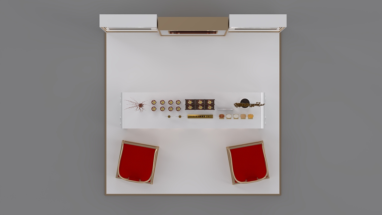 五粮液进出口公司米其林发布会展台设计3款