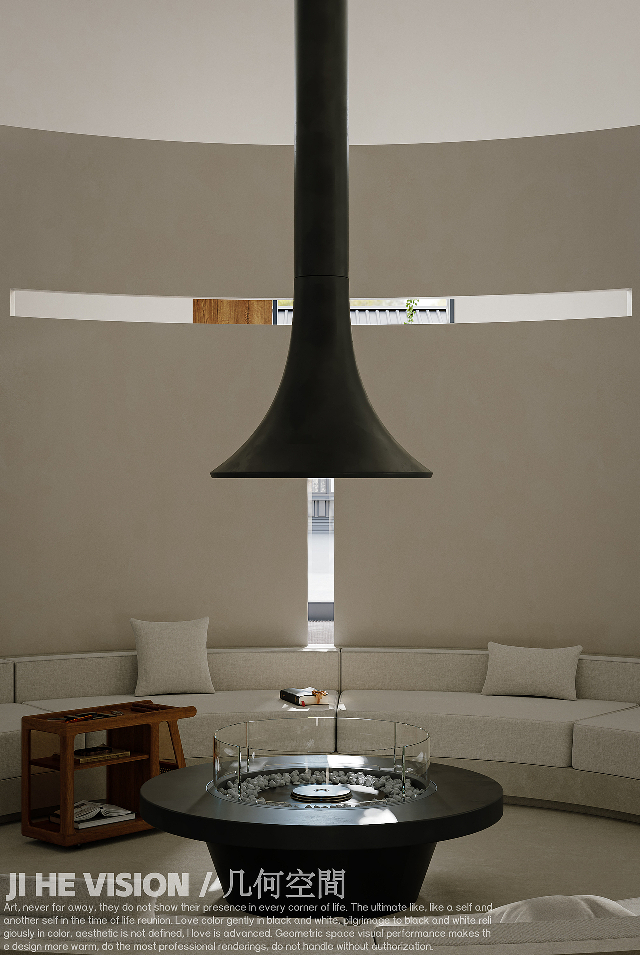 几何空间视觉表现 | 标点设计办公空间-日景篇(1)