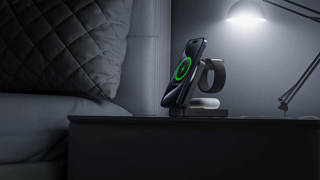 3合1无线充，产品动画渲染（图ZMzgzNTQ3NTk2） - 产品 - 站酷设计师太安Taian原创素材 - 站酷ZCOOL