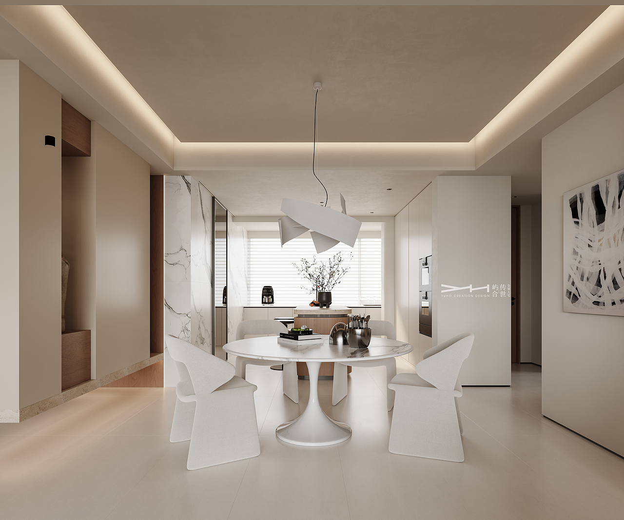 屿合传世 | 万科臻湾汇（图ZMzgzNTUzMzUy） - 家装设计 - 站酷设计师屿合传世空间设计原创素材 - 站酷ZCOOL