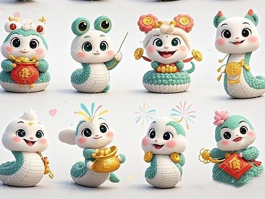 Hi2025! Year of snake新年贴纸