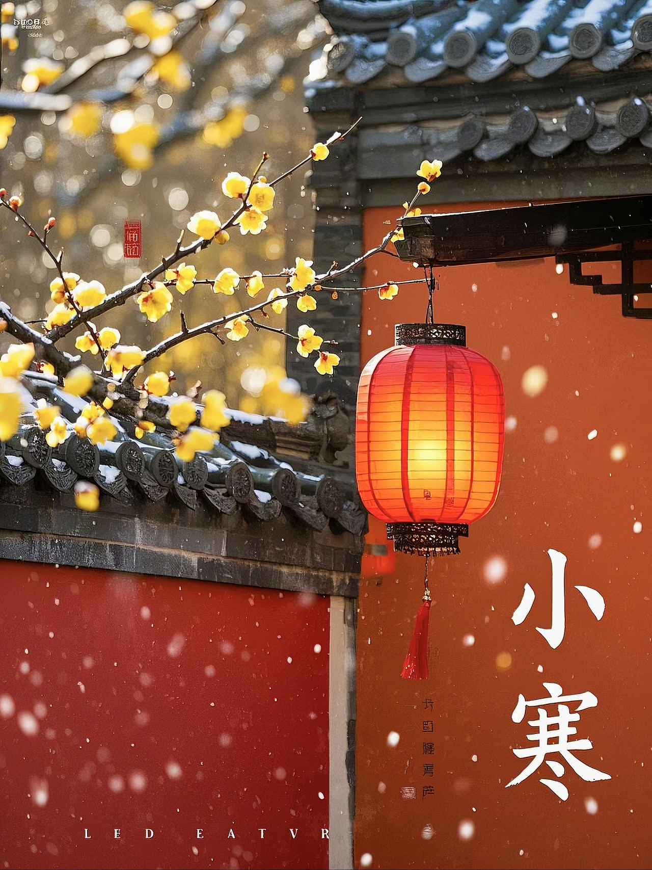 小寒逢梅 | 巷口的一抹绮色