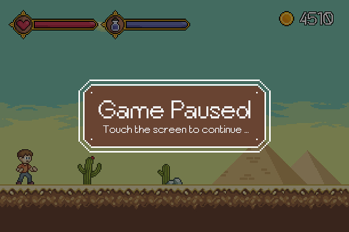 潮流复古怀旧Y2K像素马赛克电子游戏海报标题英文字体