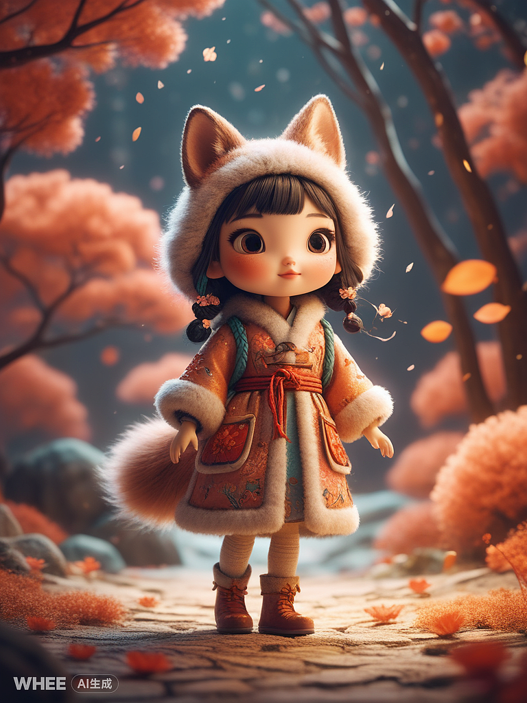 东方小狐仙（图ZMzgzNTc5Mzgw） - AI作品 - 站酷设计师设计旅行者6原创素材 - 站酷ZCOOL