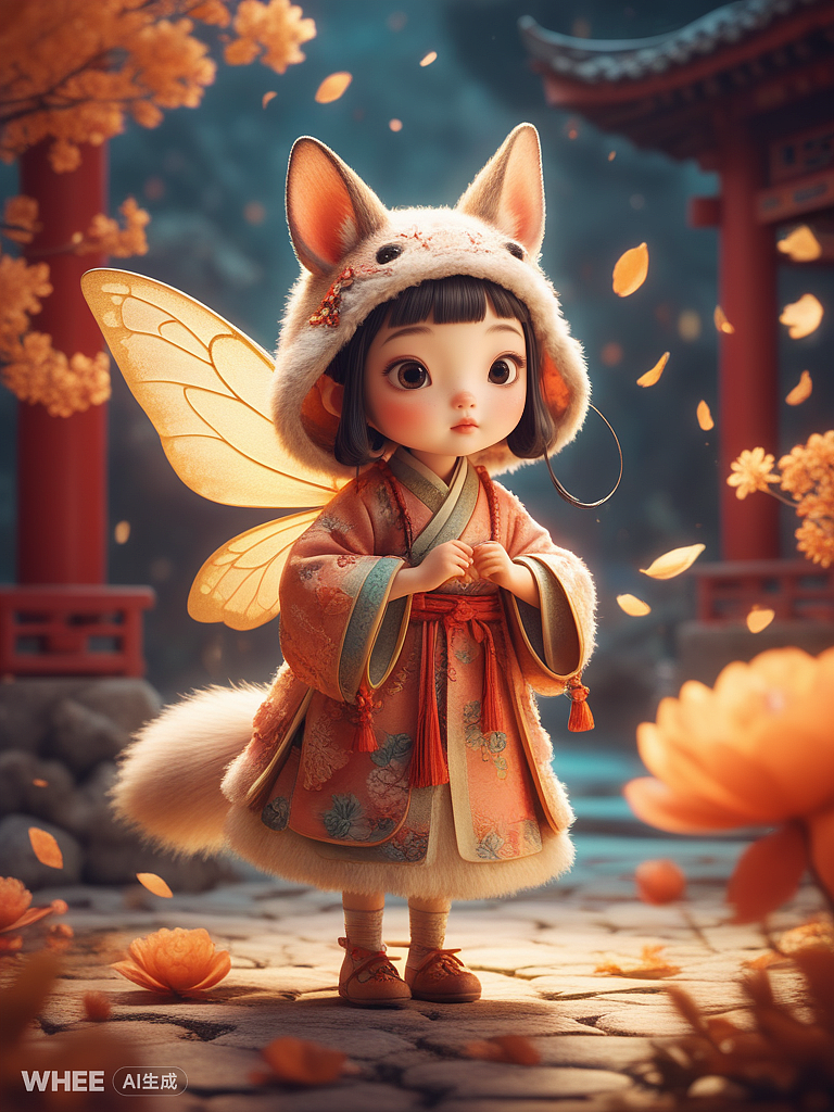 东方小狐仙（图ZMzgzNTc5Mzk2） - AI作品 - 站酷设计师设计旅行者6原创素材 - 站酷ZCOOL