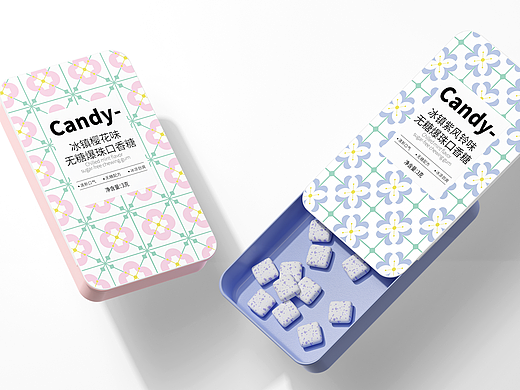 糖果包装设计 | 以花的形态，展现自然的花香气息 