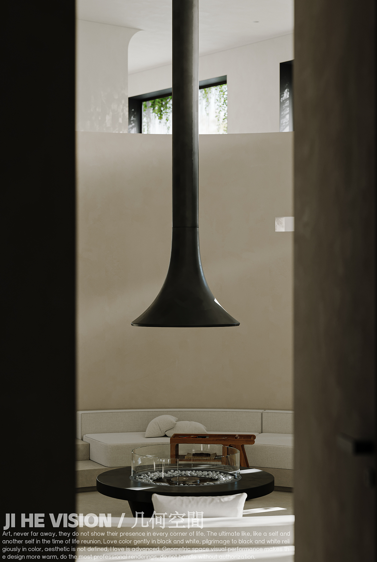 几何空间视觉表现 | 标点设计办公空间-日景篇(2)