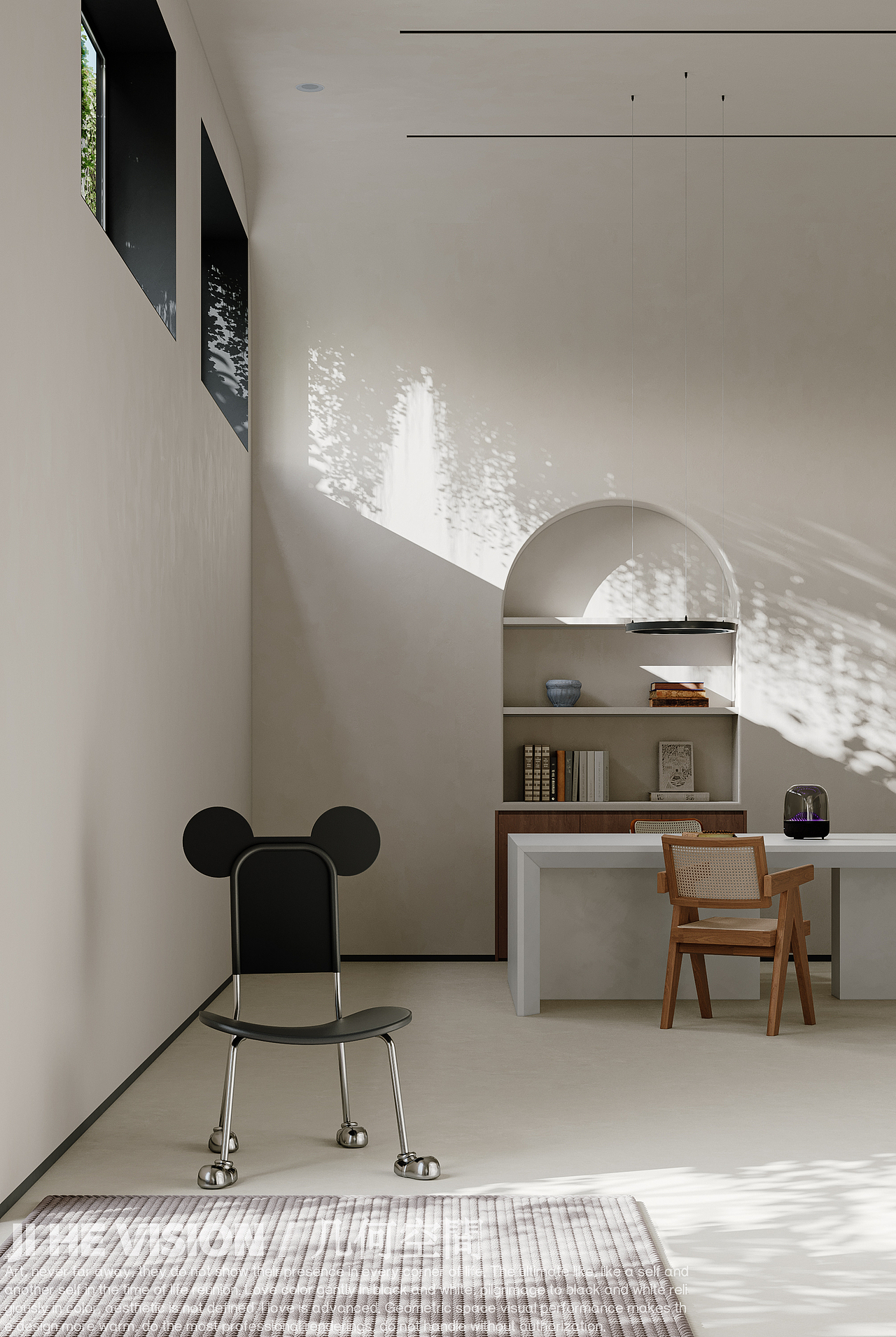 几何空间视觉表现 | 标点设计办公空间-日景篇(2)