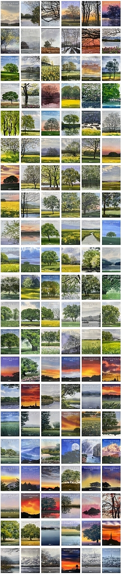 2024 水彩风景——日常小画总结