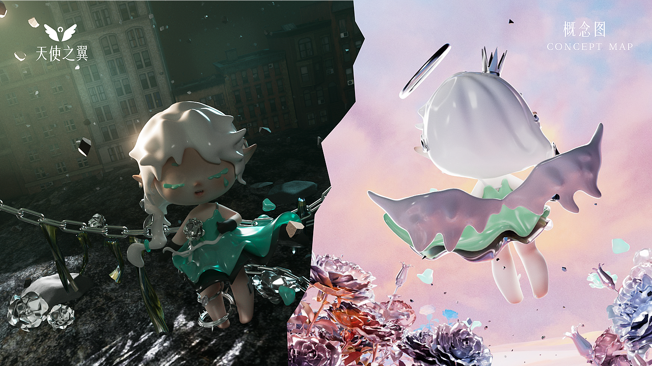 做自己的天使（图ZMzgzNTk5OTI0） - IP形象 - 站酷设计师LUNUR原创素材 - 站酷ZCOOL
