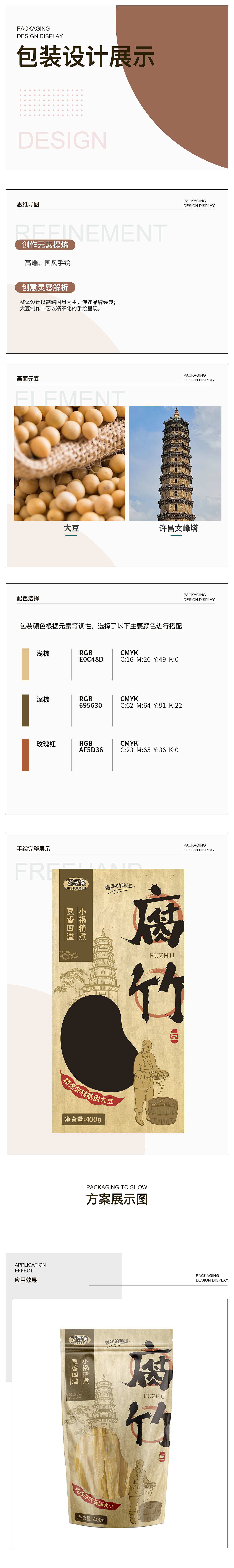 飞豆侠-腐竹包装设计
