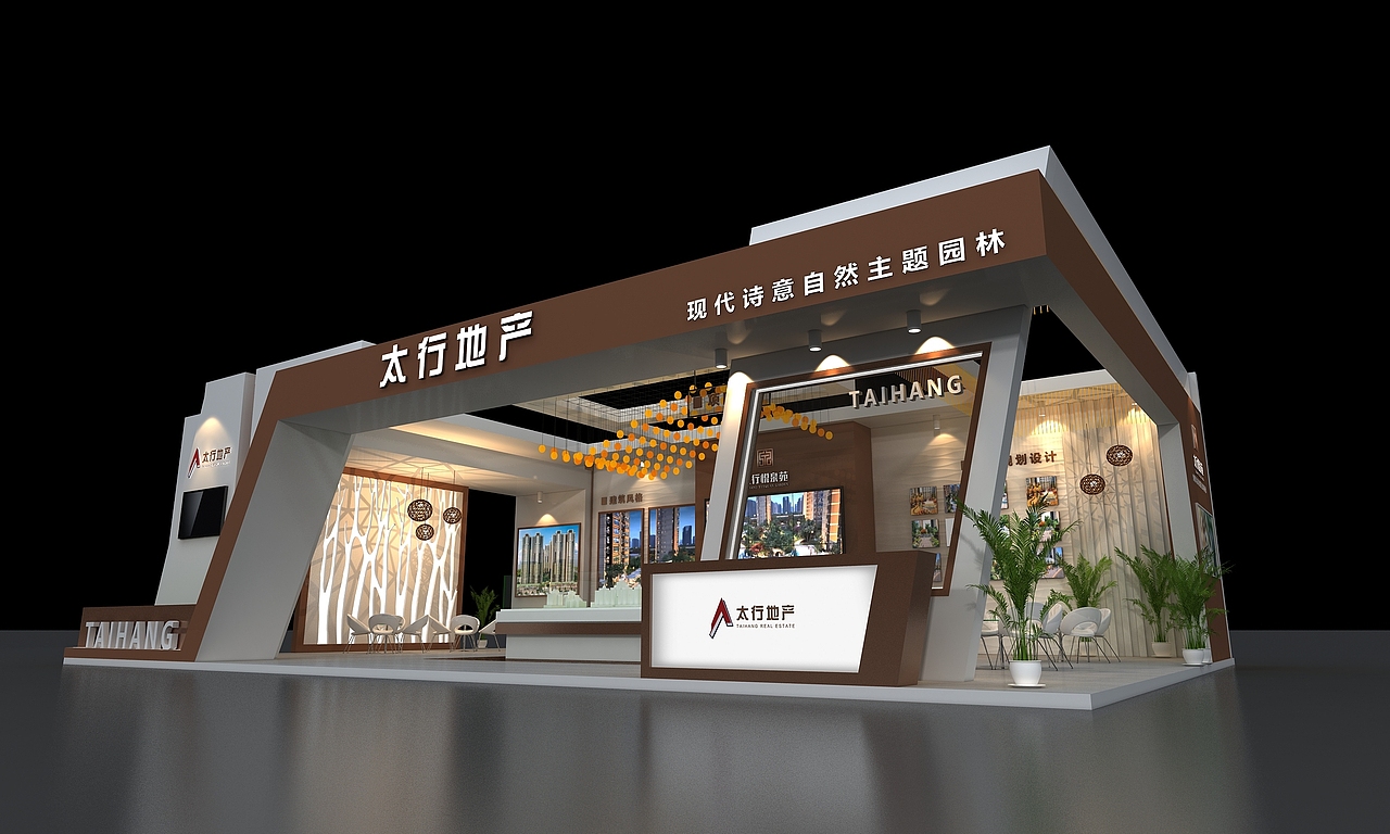 地产展位（图ZMzgzNjAxNzU2） - 场景 - 站酷设计师Z15654081原创素材 - 站酷ZCOOL