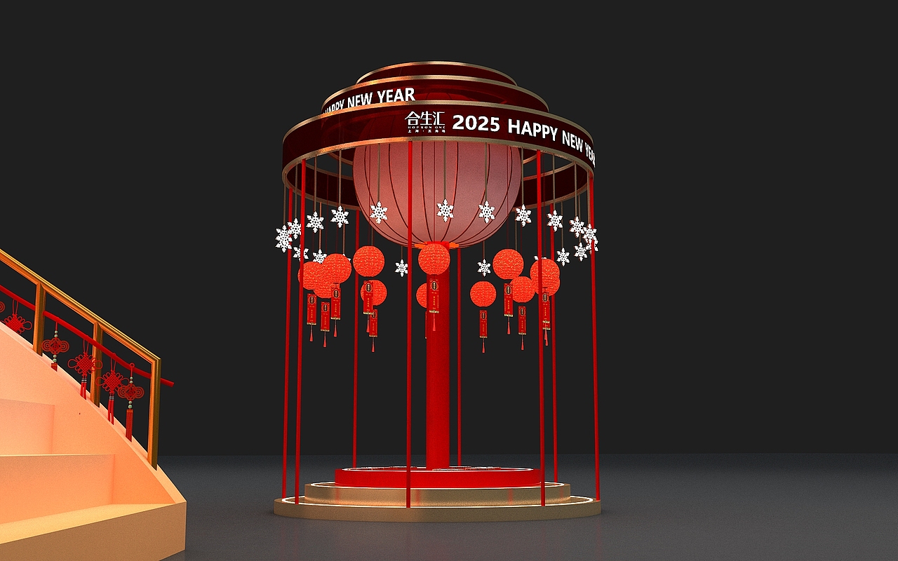 新年美陈（图ZMzgzNjAxNzg0） - 场景 - 站酷设计师Z15654081原创素材 - 站酷ZCOOL