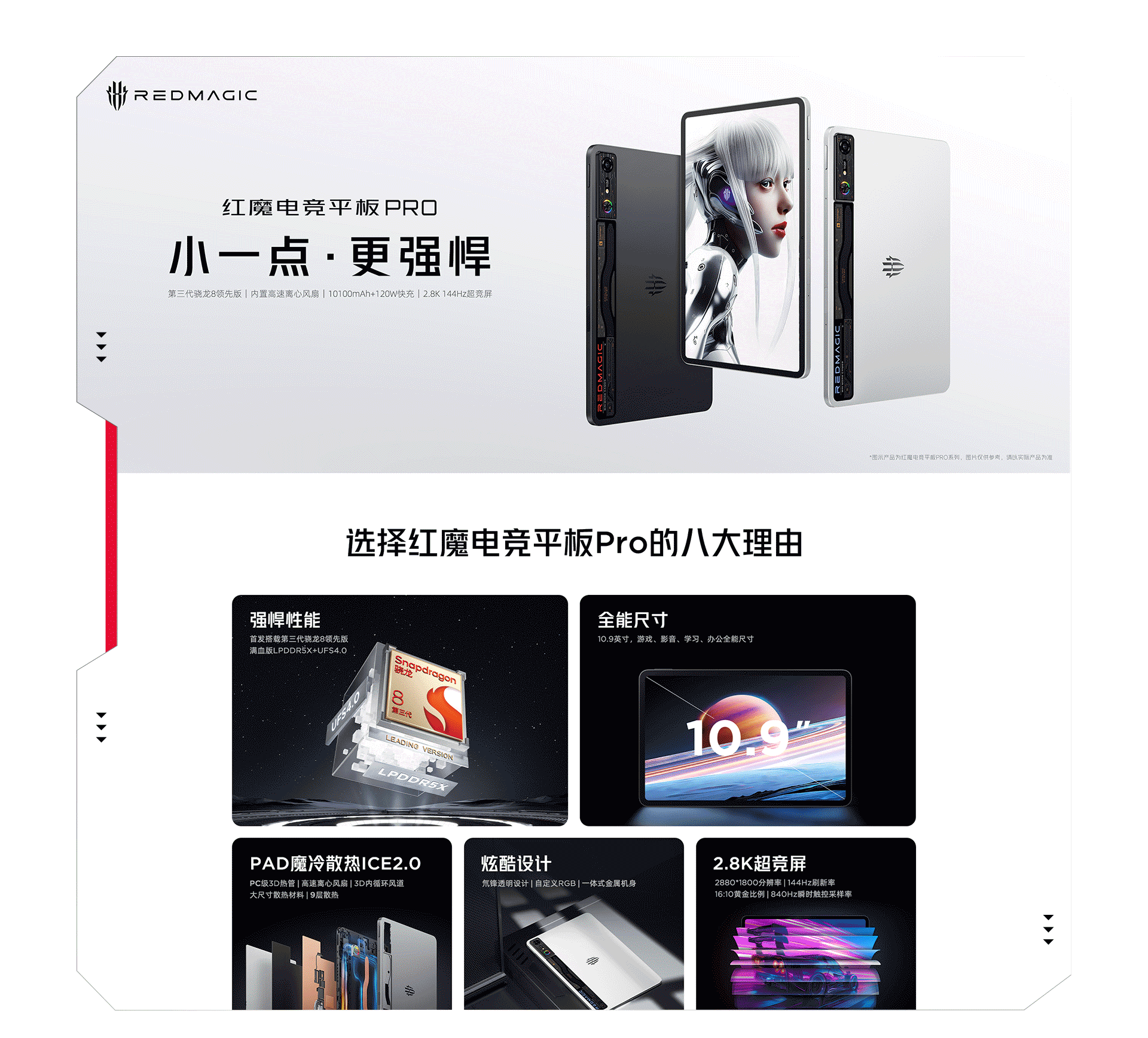 努比亚·红魔电竞平板PRO产品创意全案（图ZMzgzNjA2NTA0） - 电商 - 站酷设计师光盒引力原创素材 - 站酷ZCOOL