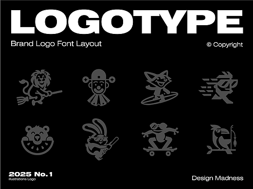 LOGOTYPE 品牌标志 × 狂人 01