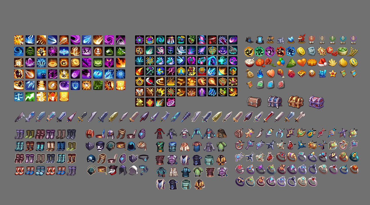 游戏图标设计（图ZMzgzNjI4MTk2） - 图标 - 站酷设计师Ghost_ZB原创素材 - 站酷ZCOOL