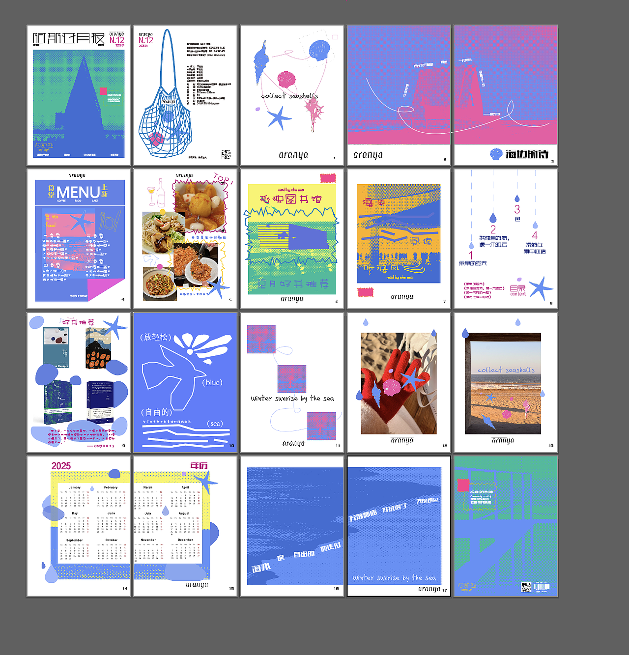 书籍装帧设计｜《阿那亚月报》💧