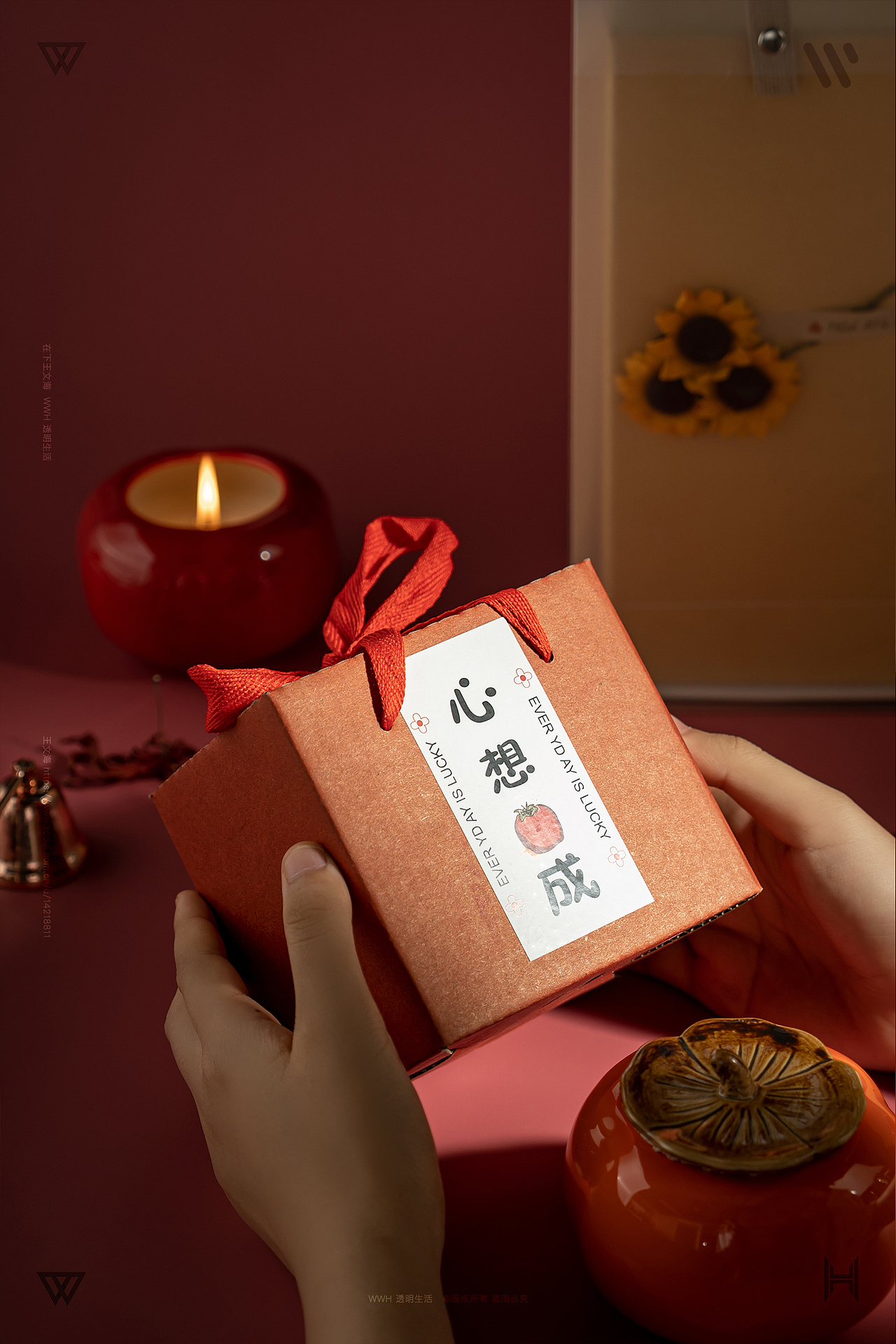 香薰蜡烛| 心想柿成| 静物摄影|（图ZMzgzNjM1OTY4） - 产品摄影 - 站酷设计师王文海原创素材 - 站酷ZCOOL