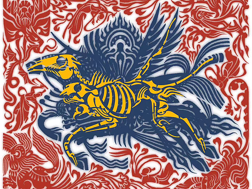 吉祥天｜procreate绘画｜潮白