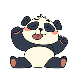 耶耶熊猫-肥健 熊猫IP/动态表情包