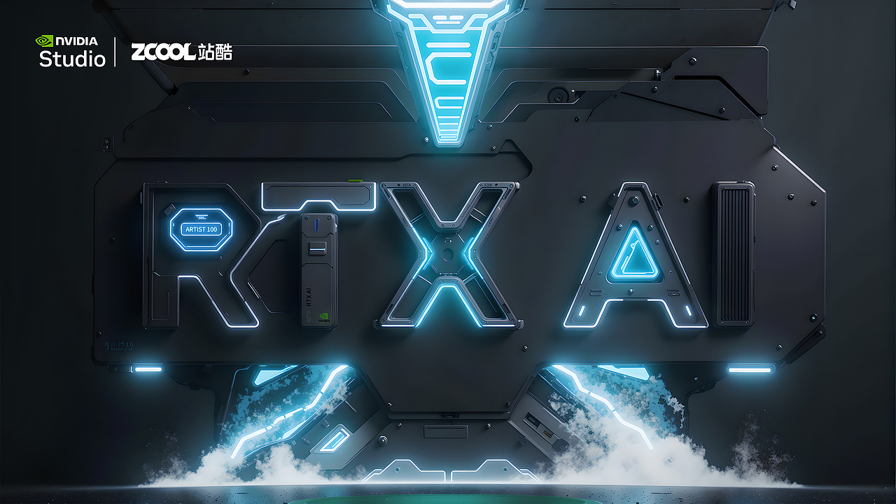 RTX AI - 科技核芯（图ZMzgzNjQ4NzU2） - AI作品 - 站酷设计师无理性原创素材 - 站酷ZCOOL
