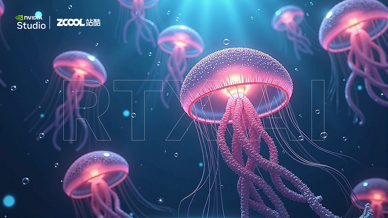 《RTX AI-海底潜水艇 探索海底奇幻之光》（图ZMzgzNjUzNDk2） - AI作品 - 站酷设计师是你的小兔子原创素材 - 站酷ZCOOL