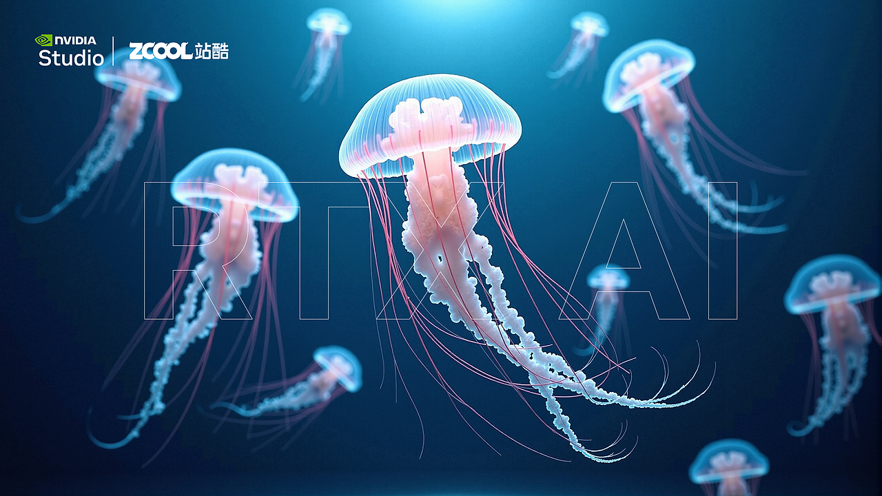 《RTX AI-海底潜水艇 探索海底奇幻之光》（图ZMzgzNjUzNTQw） - AI作品 - 站酷设计师是你的小兔子原创素材 - 站酷ZCOOL