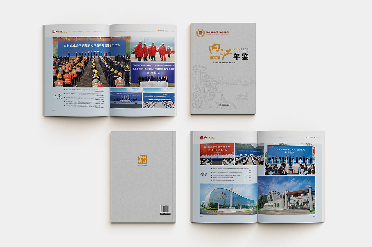 年鉴封面/装帧设计/画册设计/出版设计/政府文化/志书