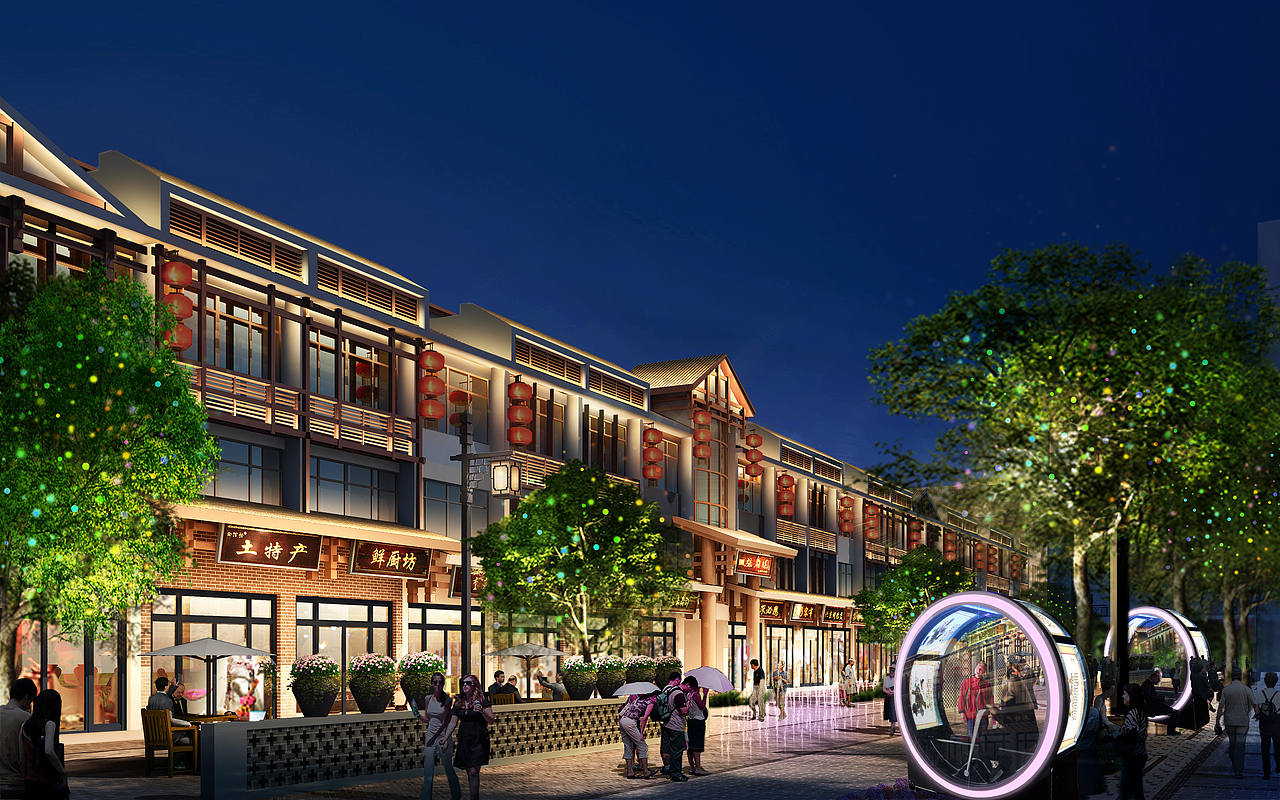 PS夜景效果转绘