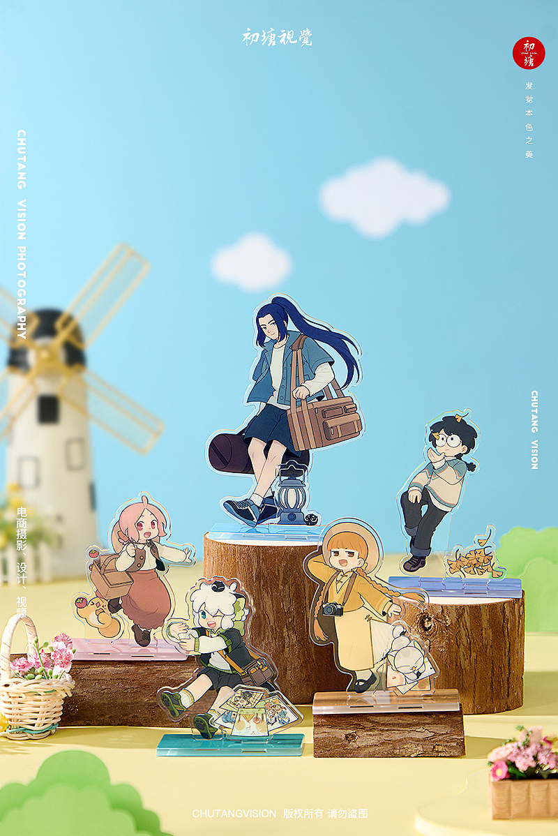 罗小黑谷子类/文创IP产品周边拍摄产品拍摄◆初塘视觉