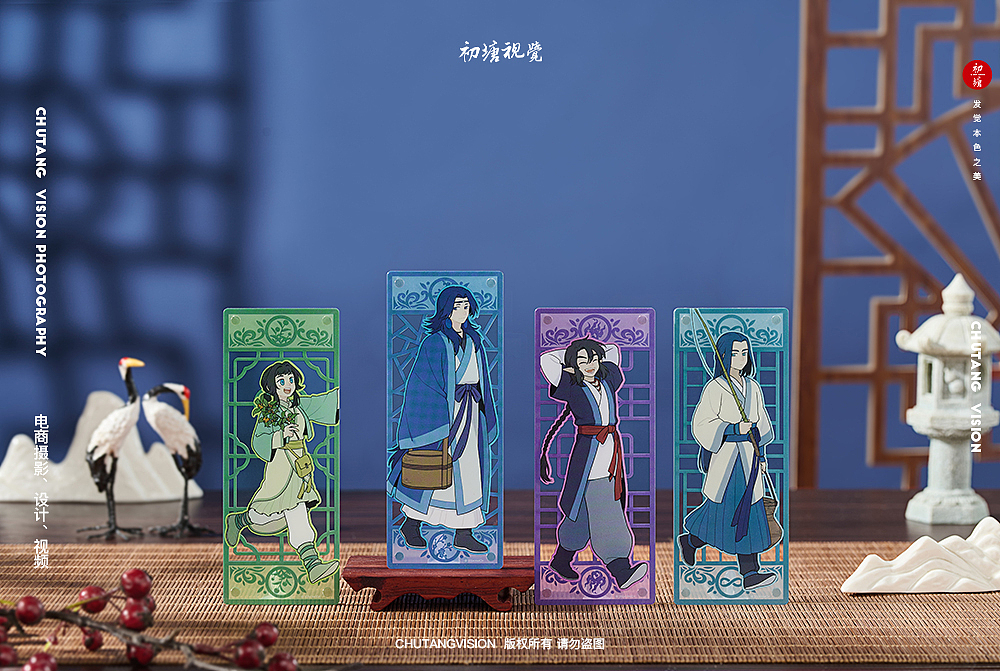 罗小黑谷子类/文创IP产品周边拍摄产品拍摄◆初塘视觉