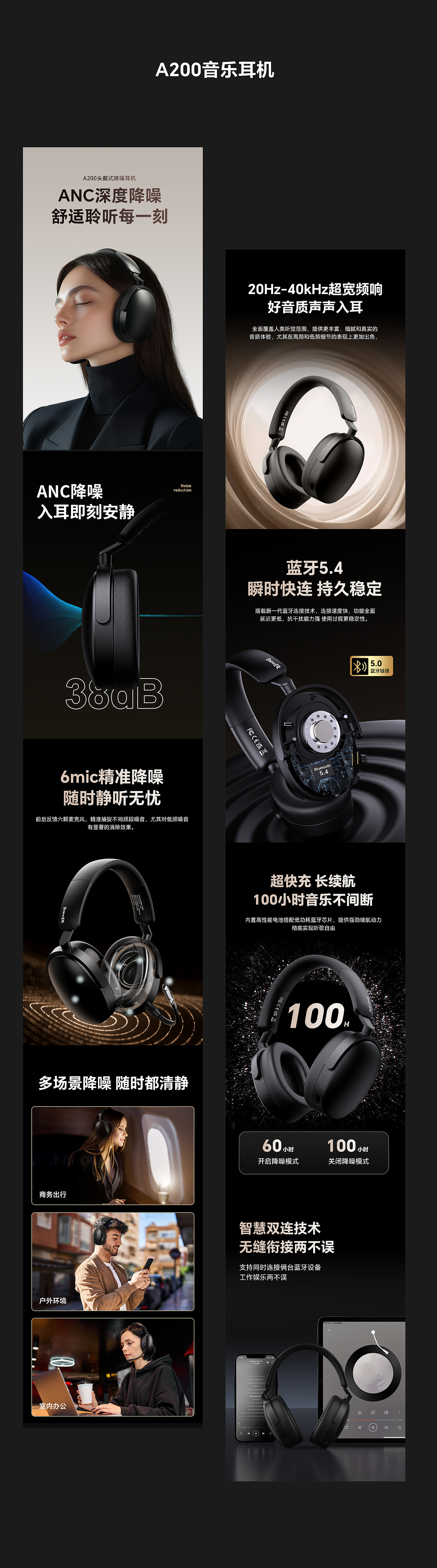 国内详情 X3《耳机系列》（图ZMzgzNjY5NzA4） - 电商 - 站酷设计师疯狂的马里奥0117原创素材 - 站酷ZCOOL