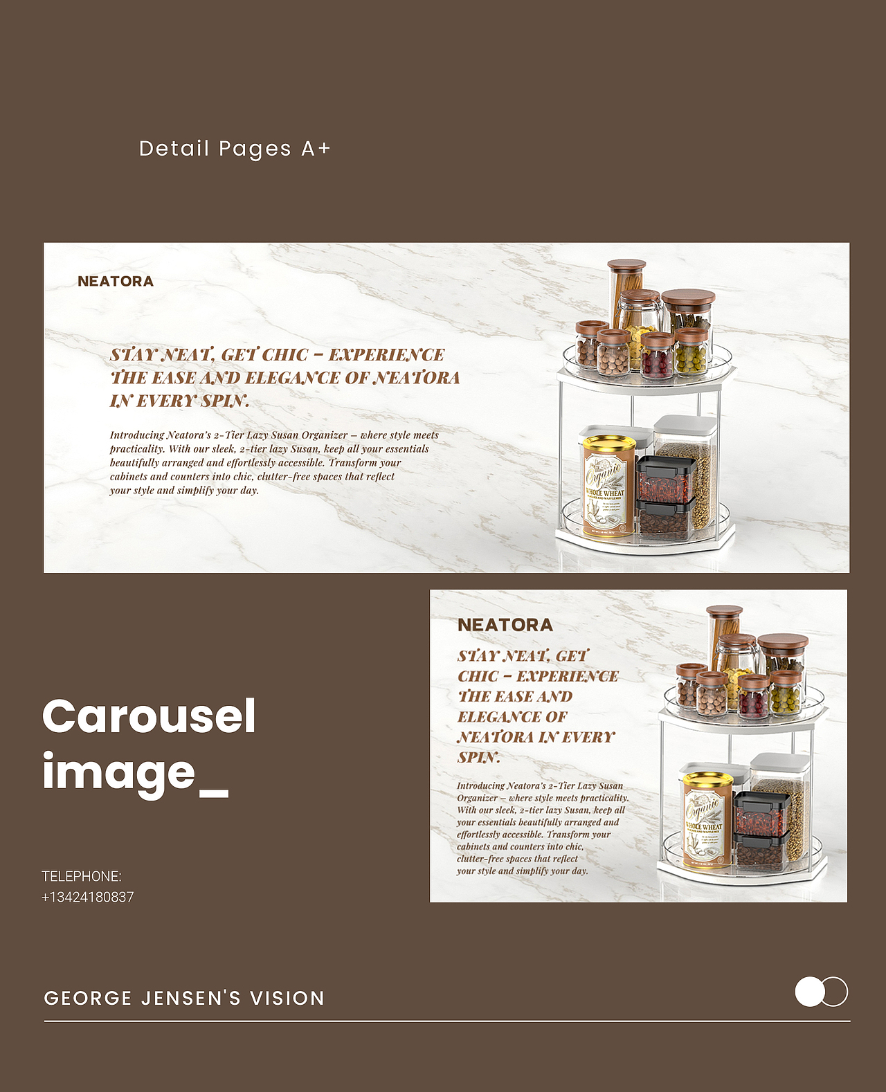 AIGC | 24年精选 圆盘置物架 ✖ 乔治杰生视觉