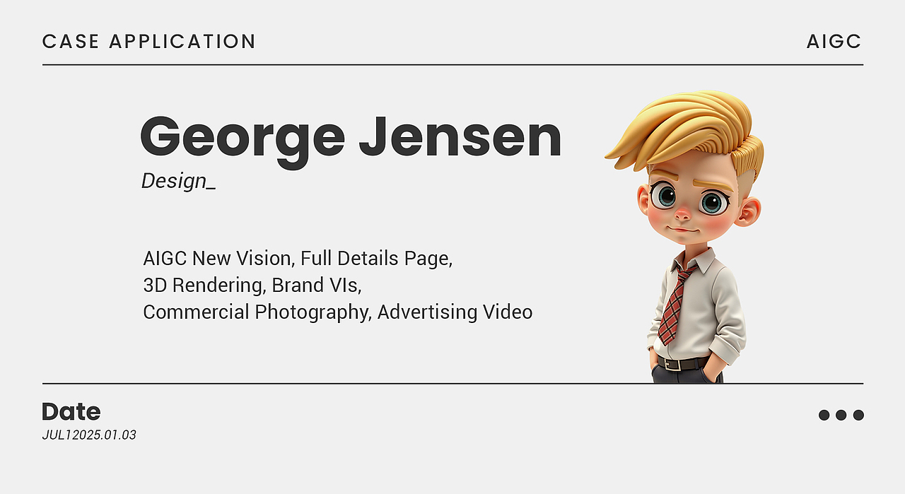 AIGC | 24年精选 圆盘置物架 ✖ 乔治杰生视觉