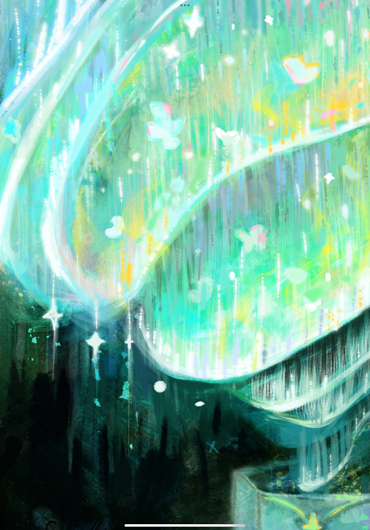 原创插画｜极光（图ZMzgzNjc1NDY4） - 艺术插画 - 站酷设计师小糕女先生原创素材 - 站酷ZCOOL