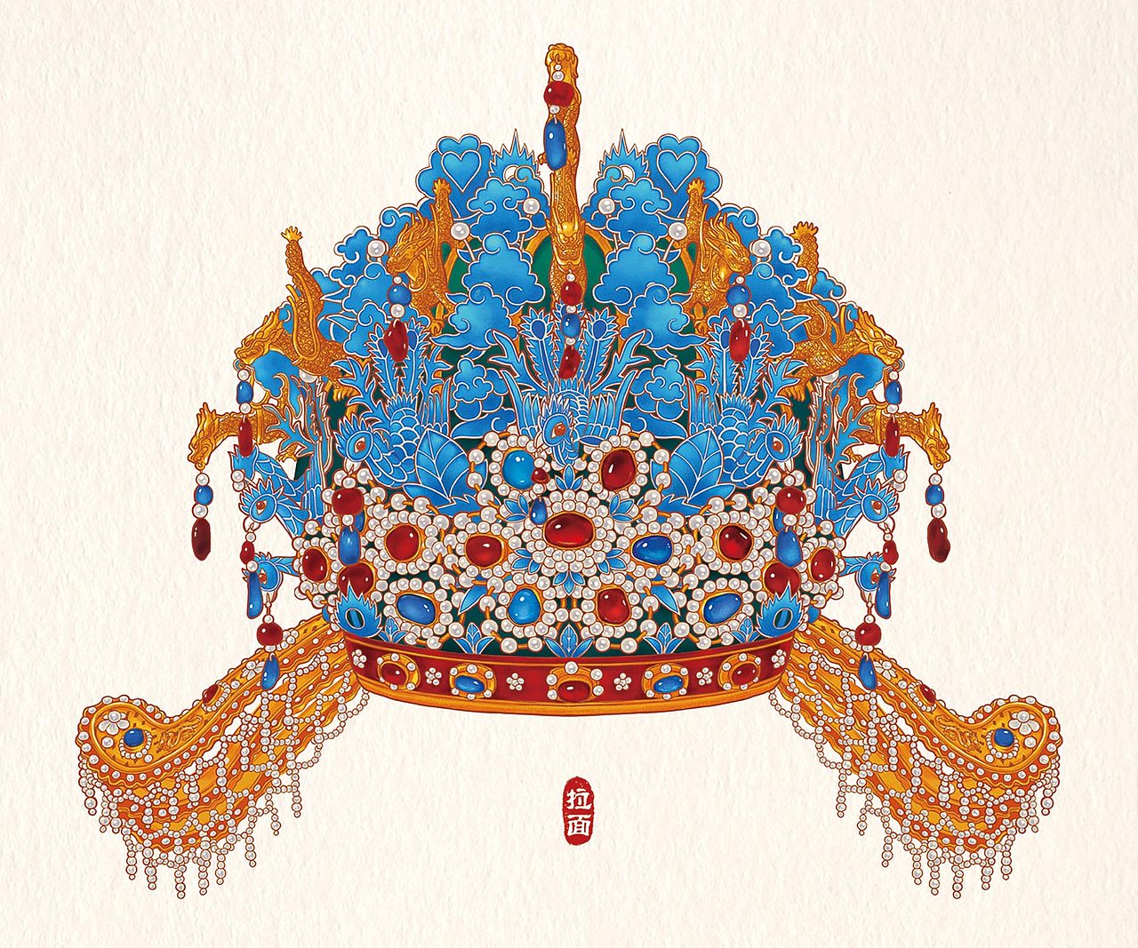 明孝靖皇后十二龙九凤冠