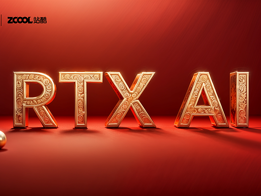 ARTIST 100｜RTX 加速 AI 中国/如意纹路黄金