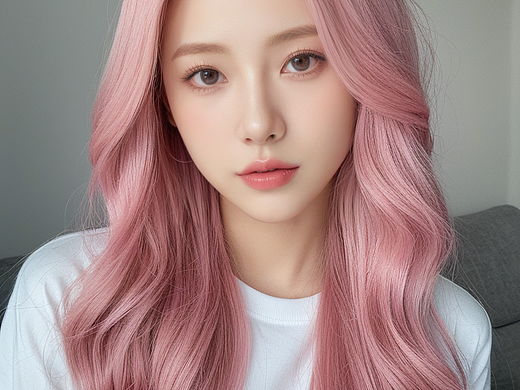 粉色头发女生13